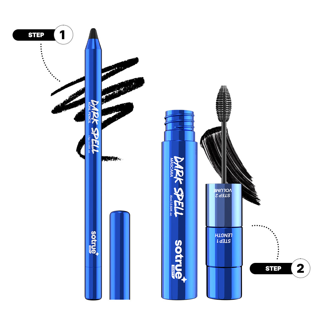 Dark Spell Combo Pack of 2 | Kohl Pencil & Mascara