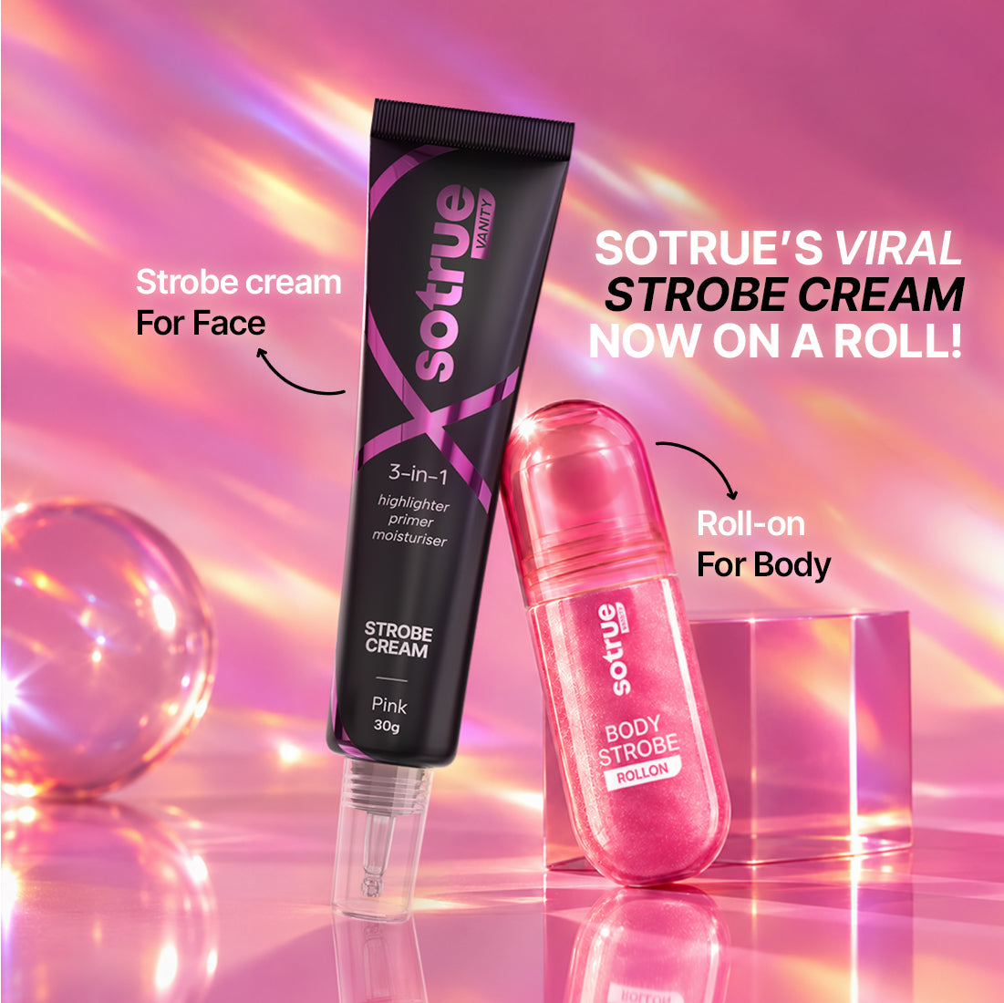 Sotrue Body Strobe Roll-On | Gold
