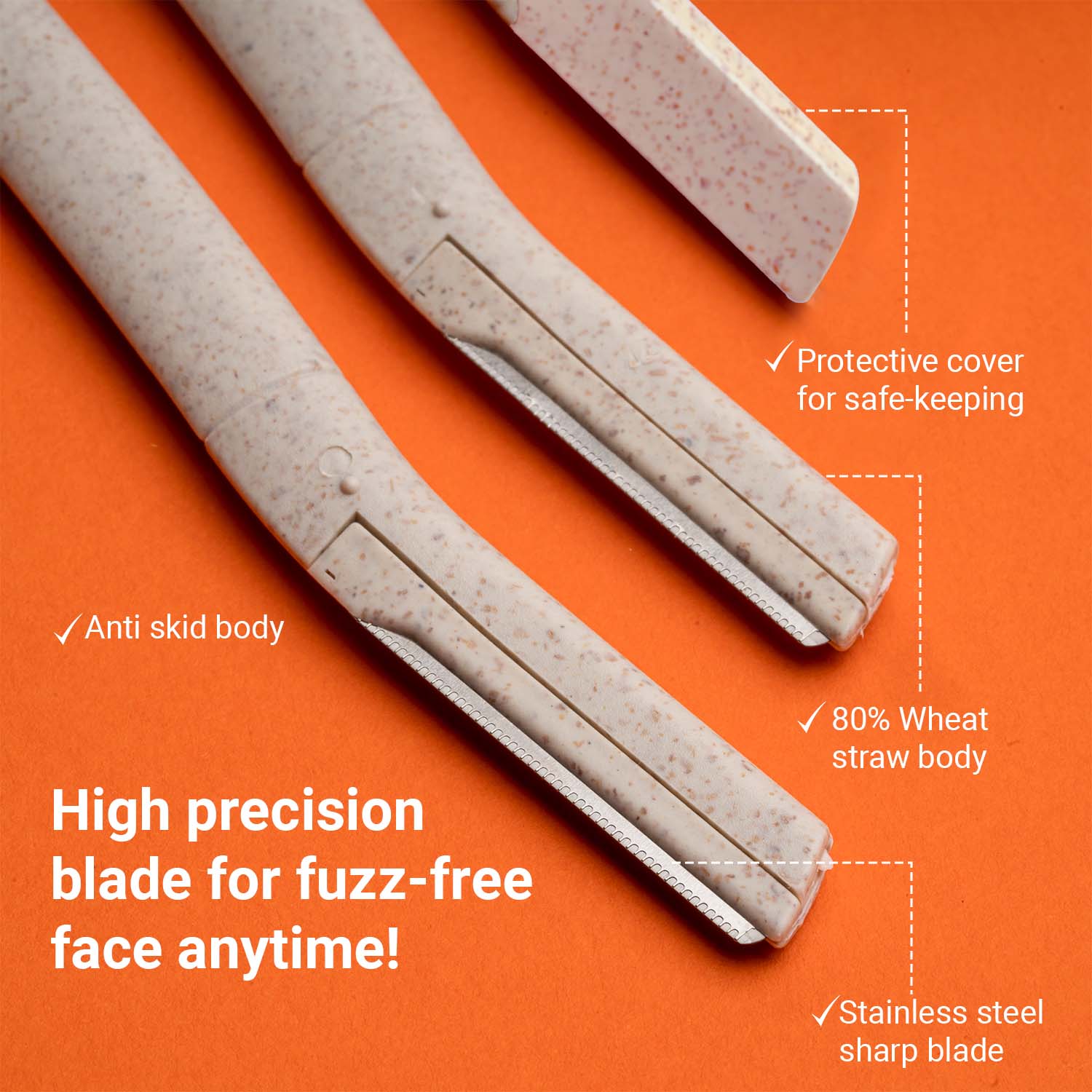 Reusable Facial Razor for Women (3 Units)