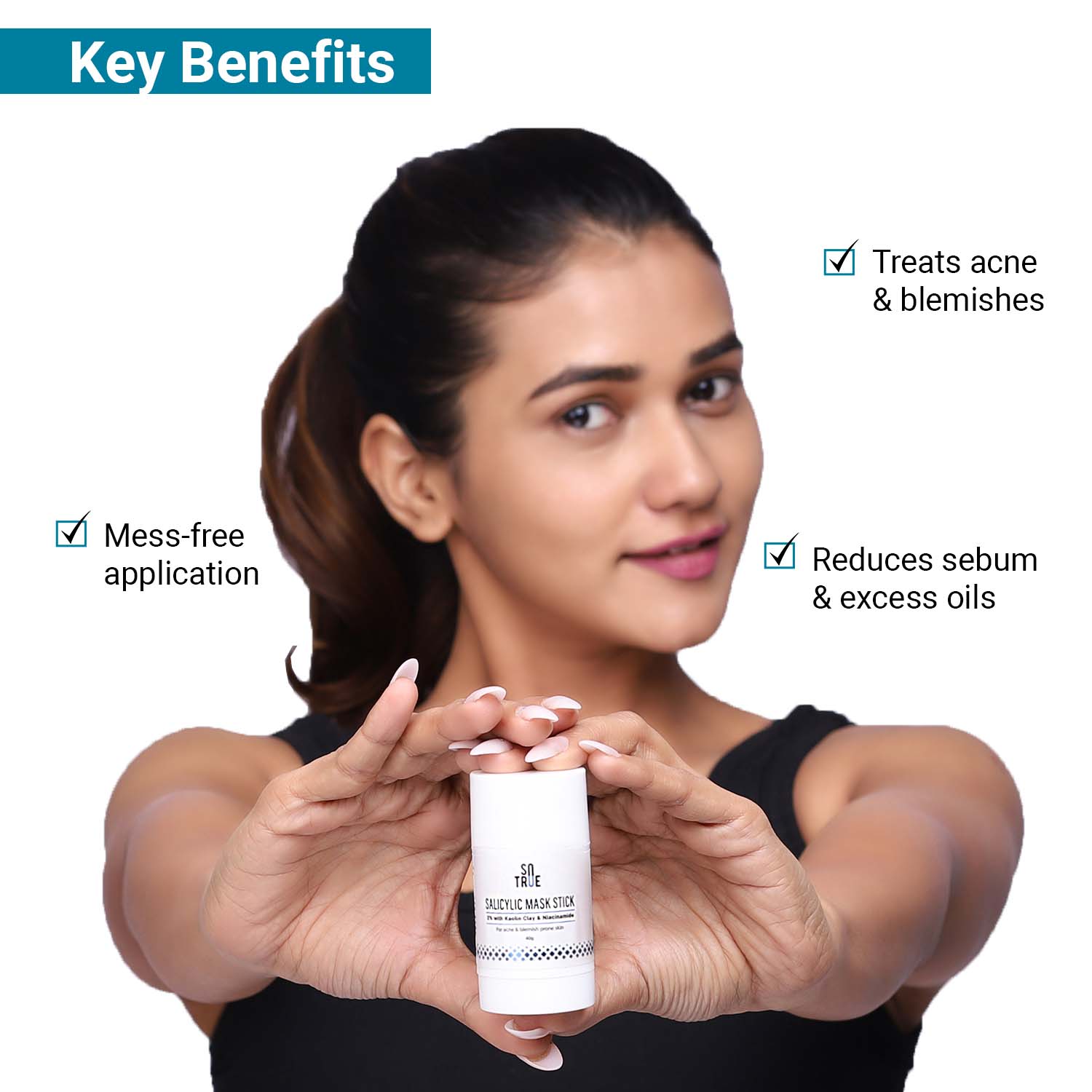 2% Salicylic Acid Face Mask Stick with Kaolin Clay 40 g