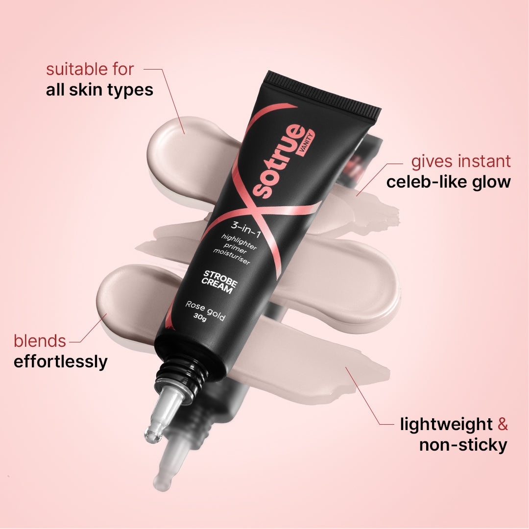 3-in-1 Illuminating Strobe Cream | Rose Gold