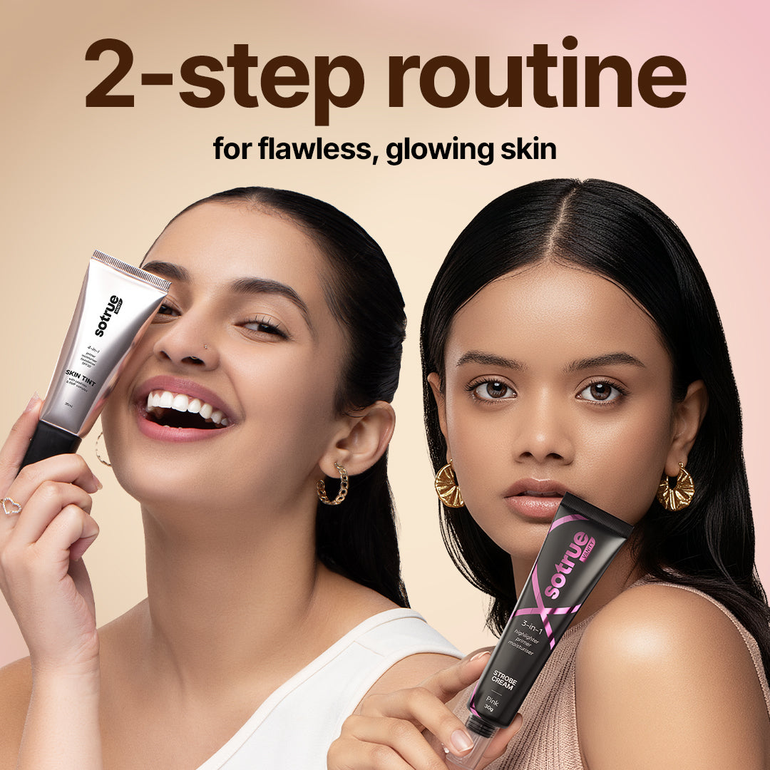 Go-to Glow Combo | Strobe Cream Pink & Skin Tint