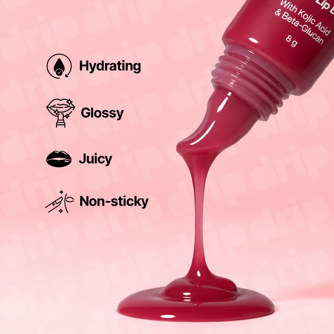 Sotrue Glossy Drip Tinted Lip Balm | Juicy Glossy Finish & Lip-Hydration | Non-Sticky Lip Balm for Pigmented, Dry, Chapped Lips