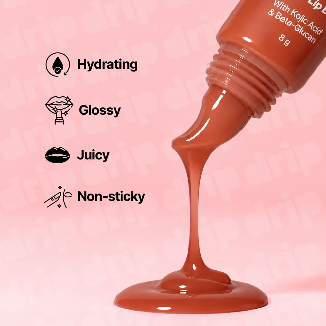 Sotrue Glossy Drip Tinted Lip Balm | Juicy Glossy Finish & Lip-Hydration | Non-Sticky Lip Balm for Pigmented, Dry, Chapped Lips