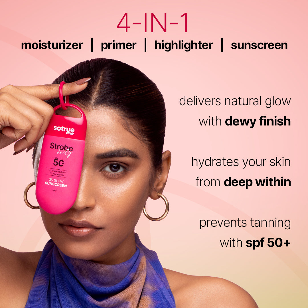 Daily Strobe Cream with SPF 50+ | Rose Gold