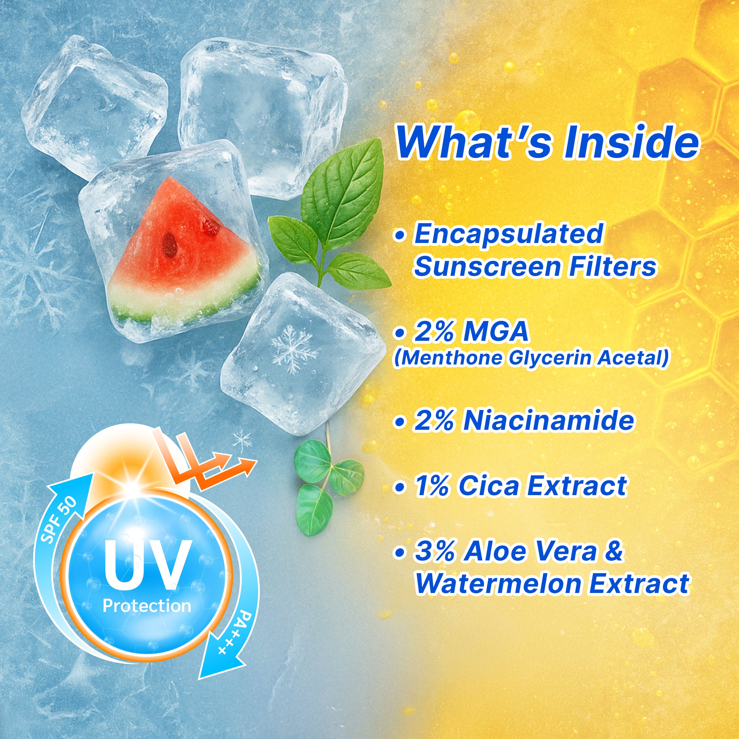 Cooling Body Gel Sunscreen | SPF 50+ PA+++