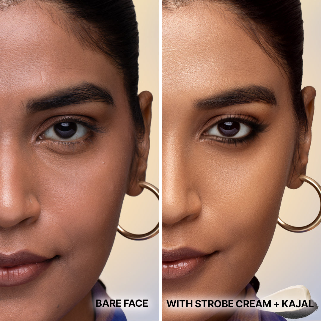 Glow & Define Combo | Strobe Cream & Kohl Pencil | Gold