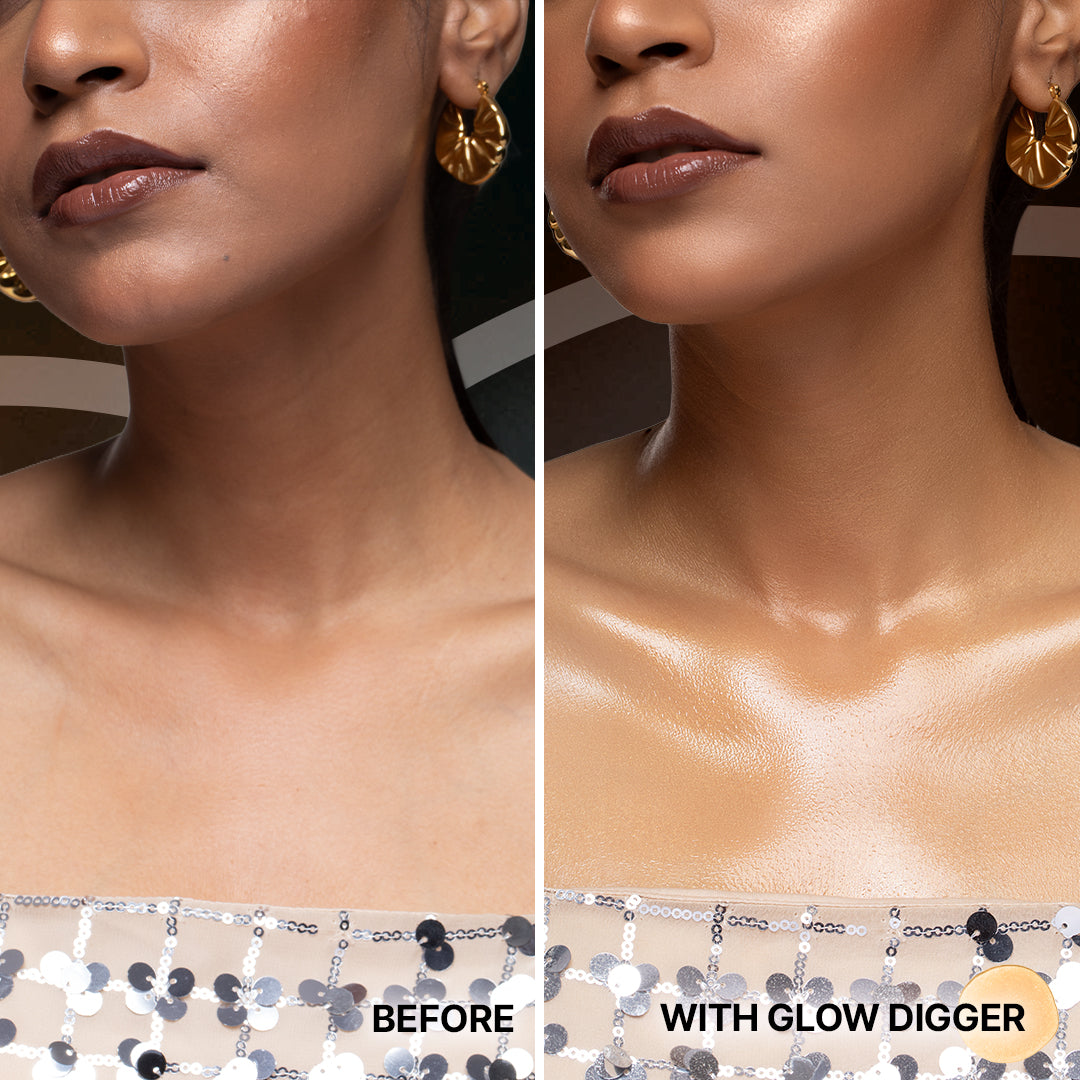 Glow Digger Body Glow Spray | SPF 50+ PA+++ | Instant Radiant Shine | 30ml