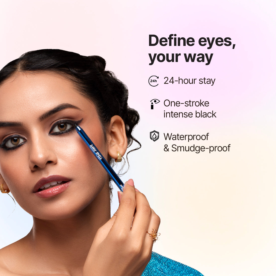 Sotrue Glow-up Combo | Blurify Filter Primer + 4-in-1 Skin Tint + Strobe Cream + Dark Spell Kohl Kajal