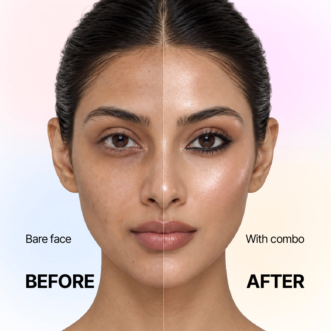Sotrue Glow-up Combo | Blurify Filter Primer + 4-in-1 Skin Tint + Strobe Cream + Dark Spell Kohl Kajal