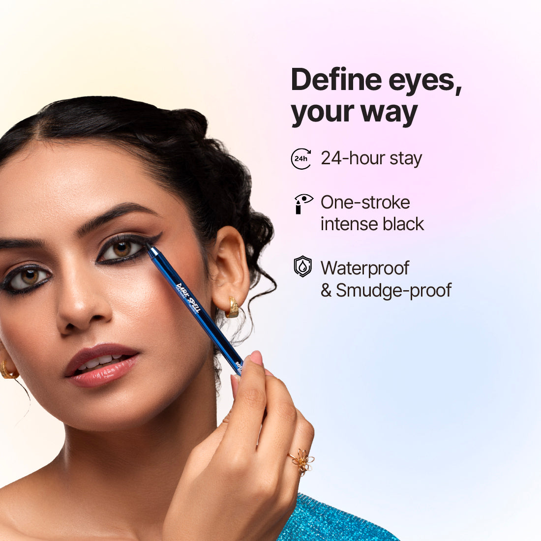 Sotrue Glow-up Combo | Blurify Filter Primer + 4-in-1 Skin Tint + Strobe Cream + Dark Spell Kohl Kajal
