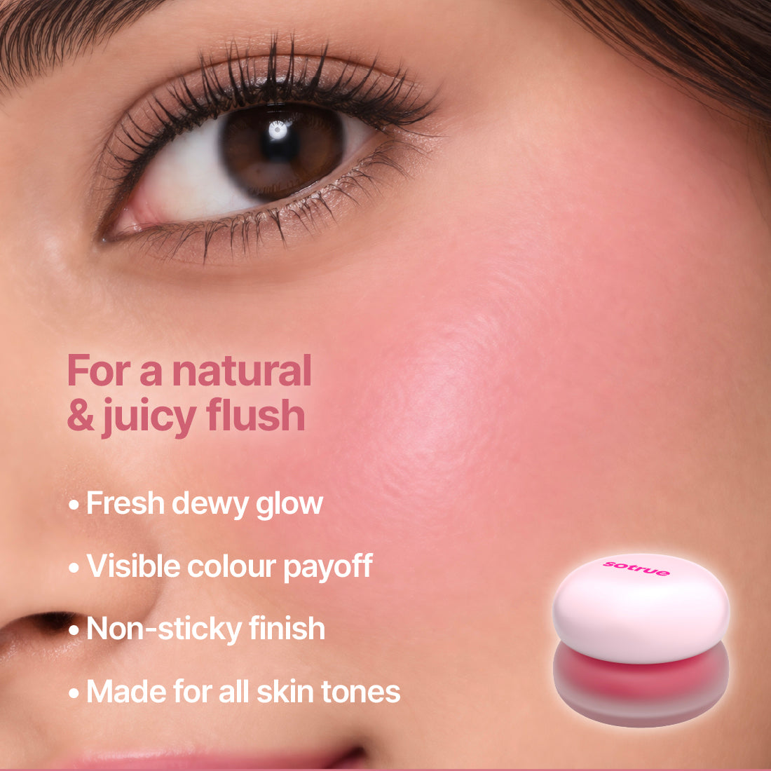 Sotrue Glush Glow Balm | Cheeks, Lips & Eyelids