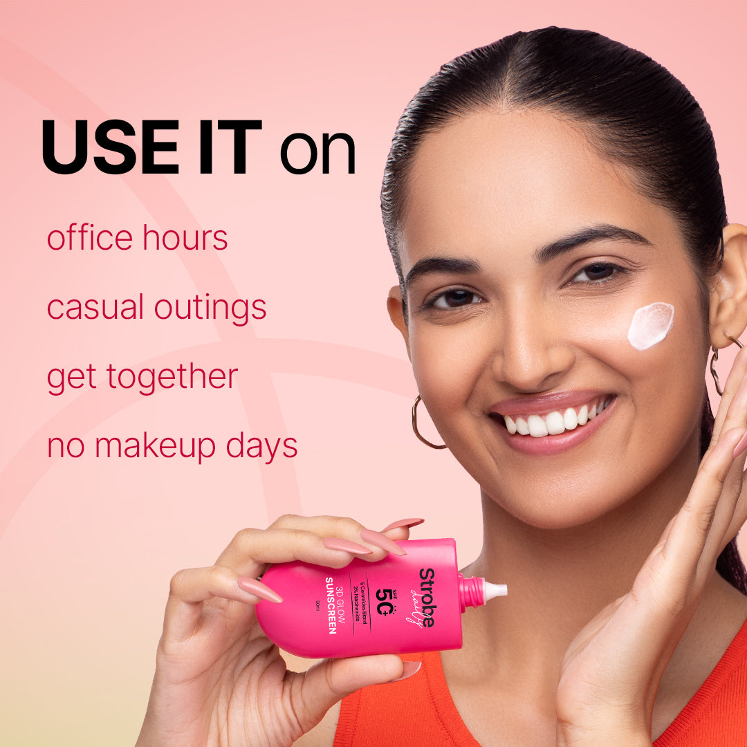 Daily Strobe Cream with SPF 50+ | Rose Gold