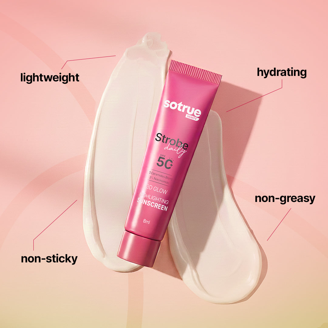 Daily Strobe Cream (Mini) with SPF 50+ (Mini) | Rose Gold