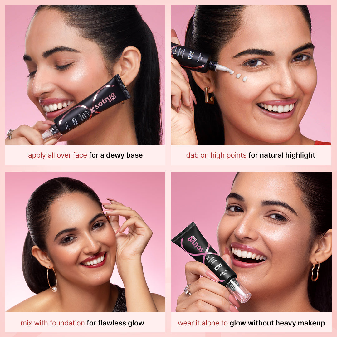 3-in-1 Illuminating Strobe Cream | Rose Gold