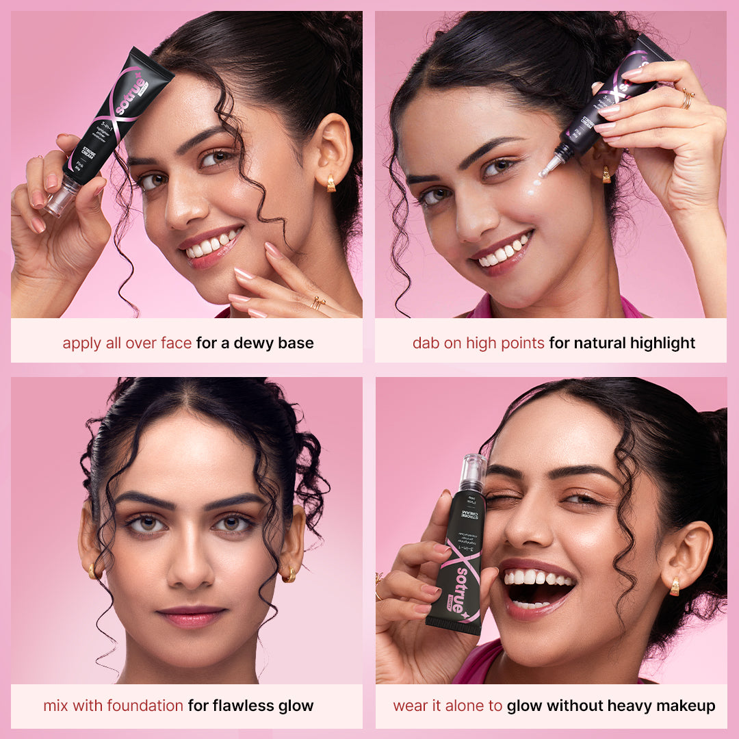 3-in-1 Illuminating Strobe Cream | Pink