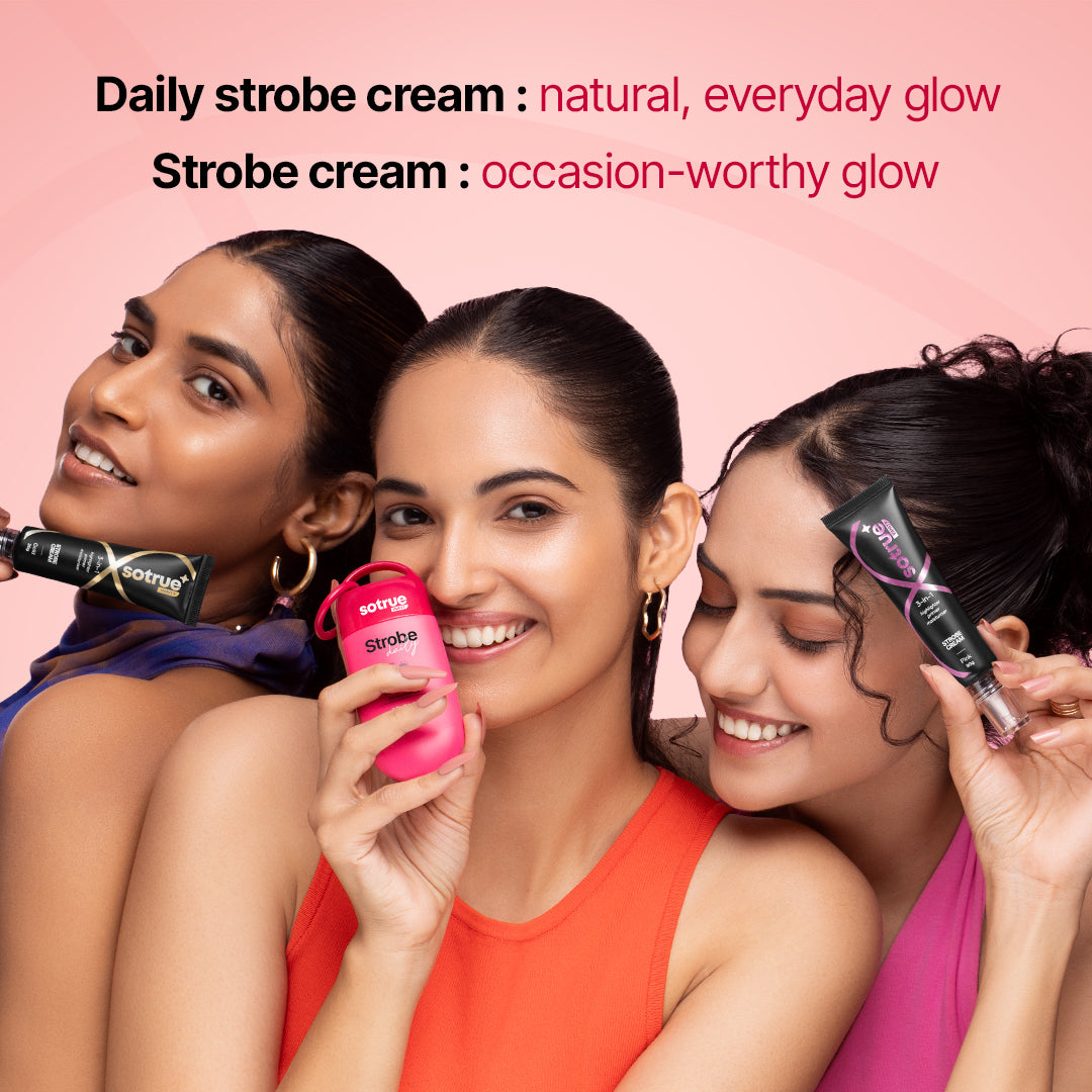 Daily Strobe Cream with SPF 50+ | Rose Gold