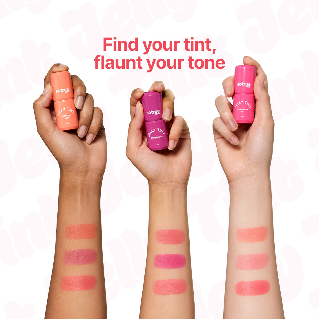 Sotrue Jelly Tint for Lips, Cheeks & Eyes | Orange Crush