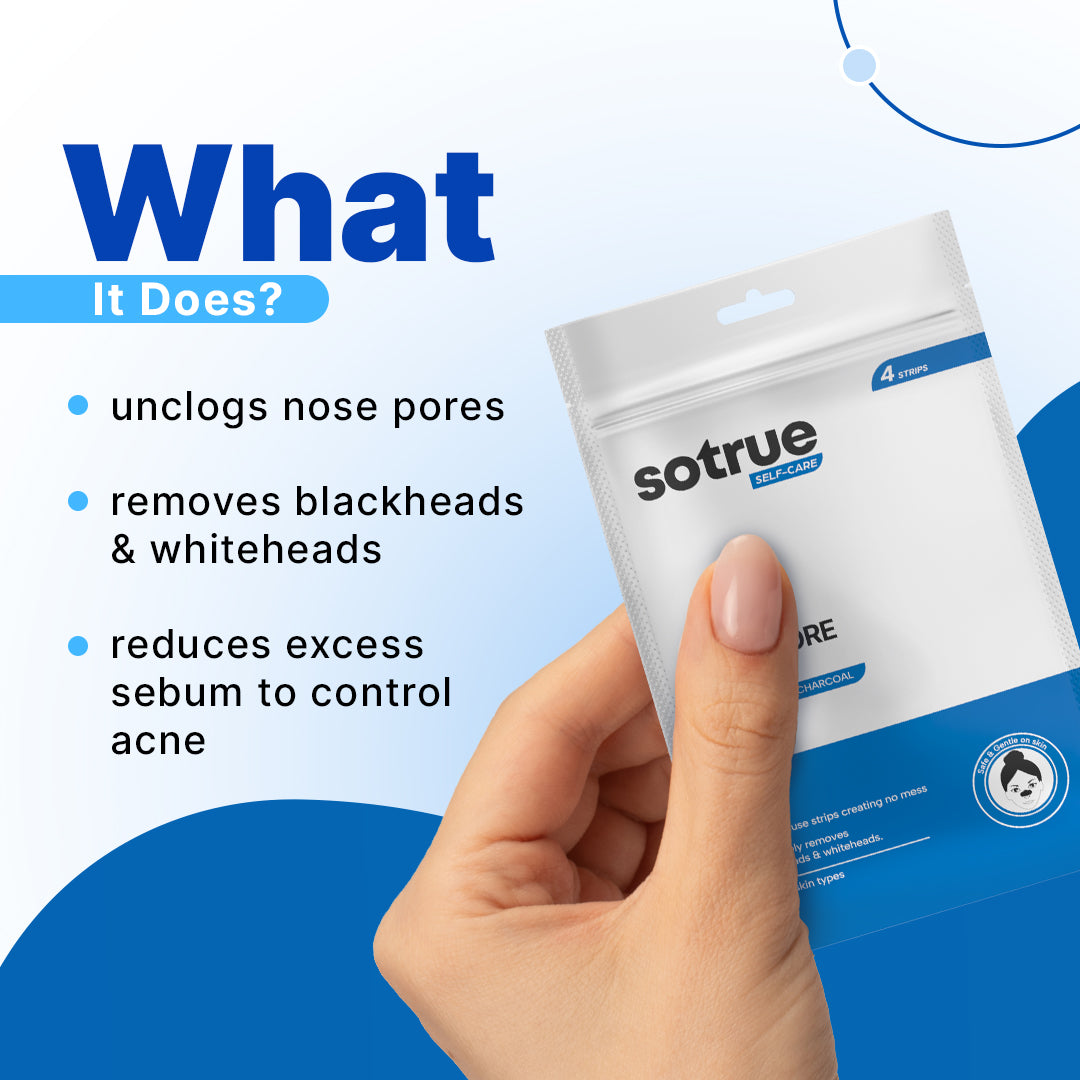 Charcoal Nose Pore Strips | Deep Cleansing
