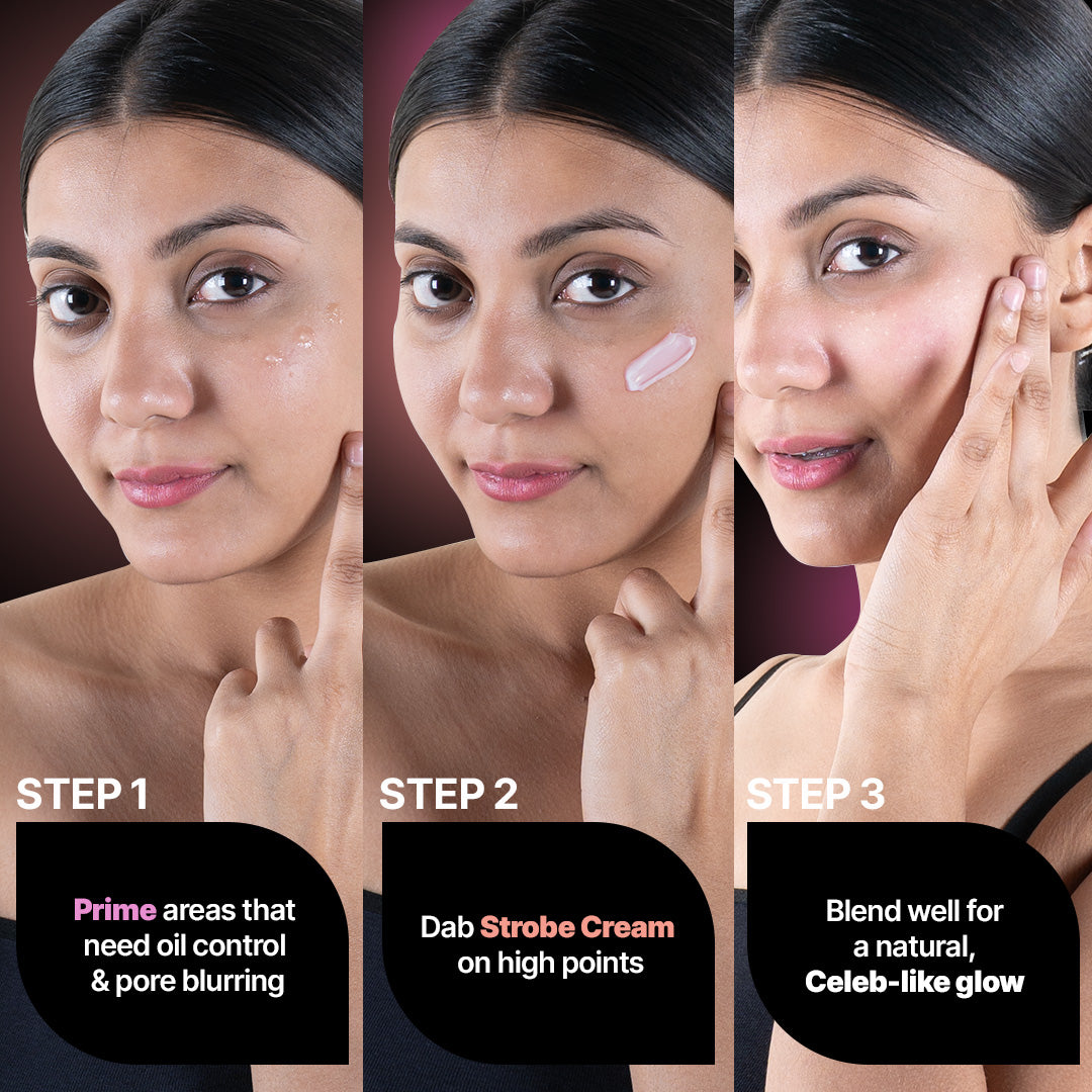 Prep & Glow Combo | Blur-fect Filter Primer & Strobe Cream (Pink)