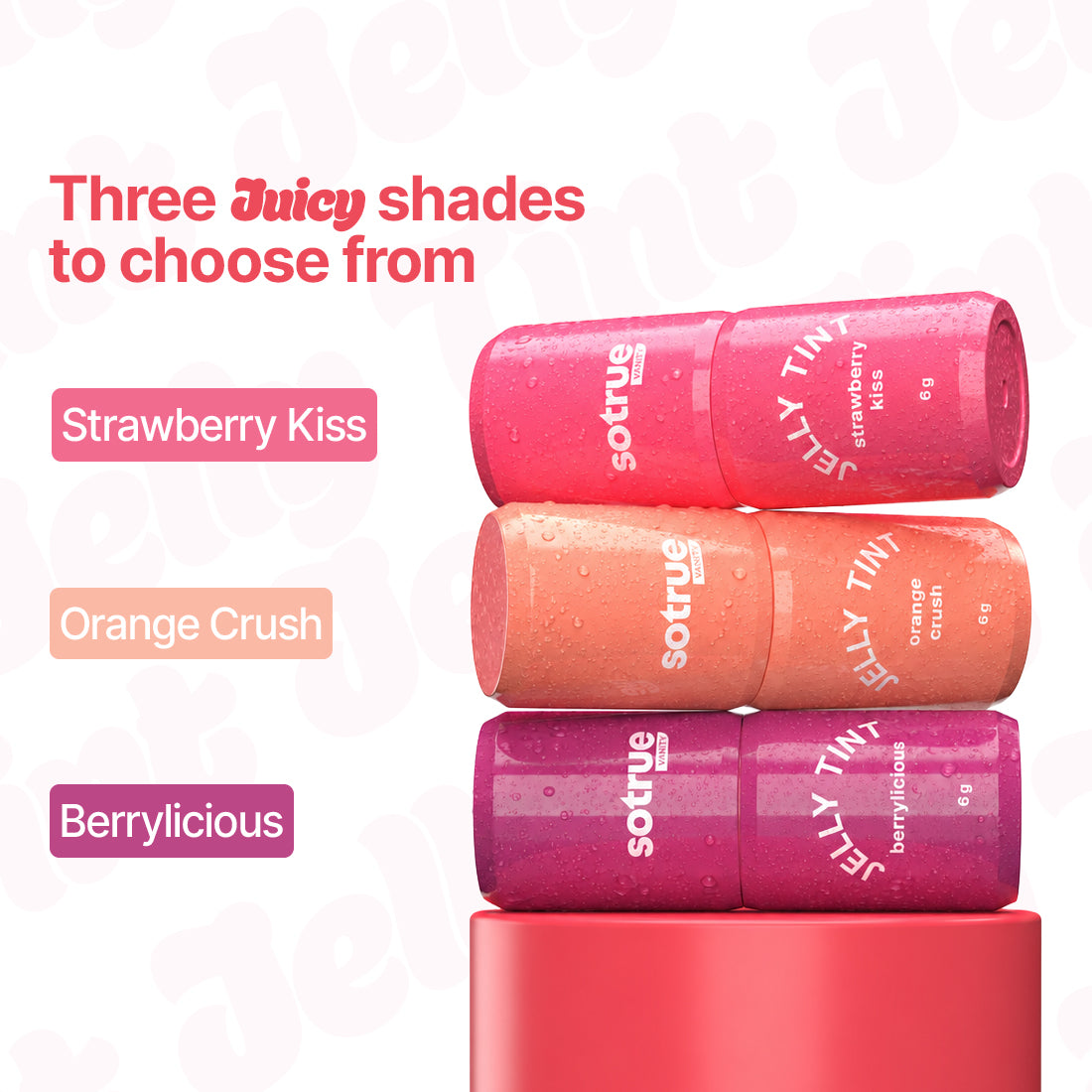 Sotrue Jelly Tint for Lips, Cheeks & Eyes | Orange Crush