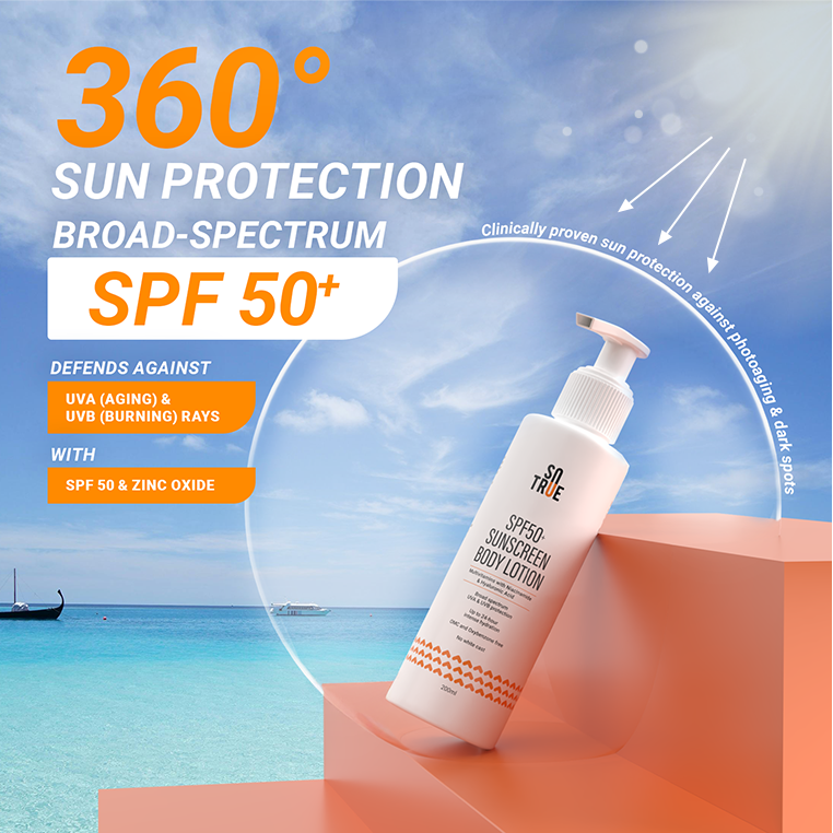 SPF 50+ Sunscreen Body Lotion | Benzophenone-Free