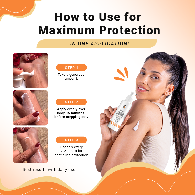 SPF 50+ Sunscreen Body Lotion | Benzophenone-Free