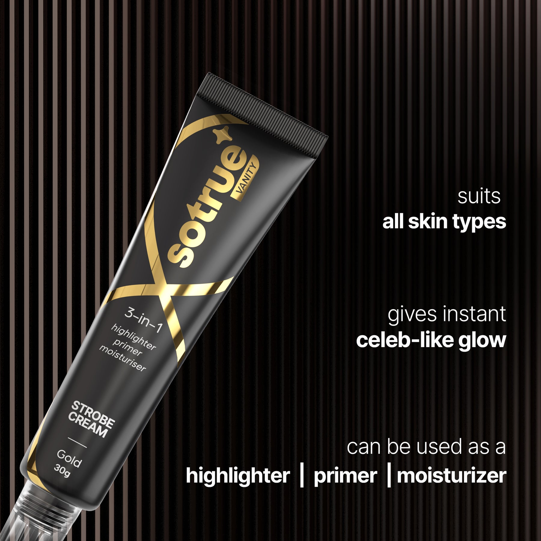 3-in-1 Illuminating Strobe Cream | Gold