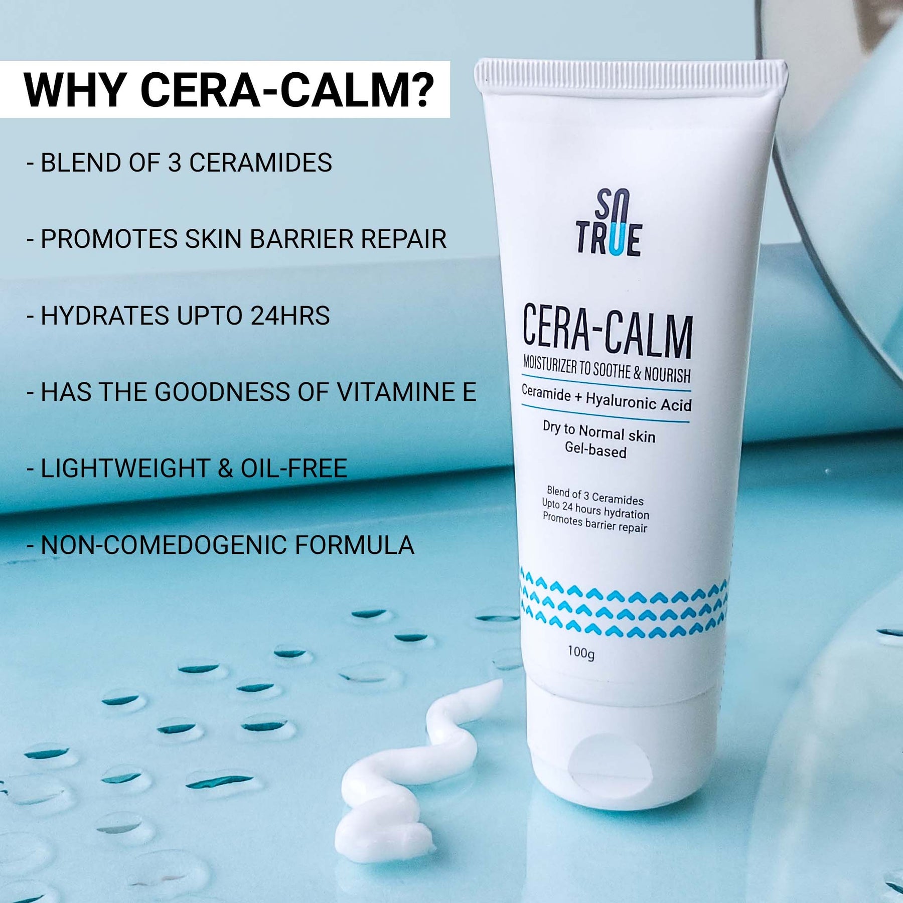 Cera-Calm Moisturizer for Dry to Normal Skin 100g