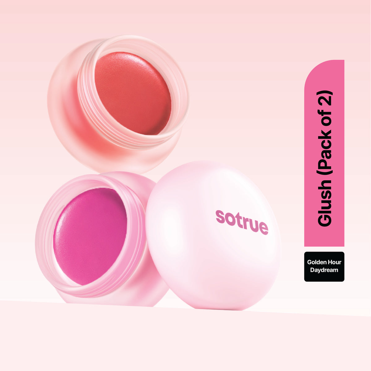 Sotrue Glush Glow Balm | Cheeks, Lips & Eyelids | Pack of 2