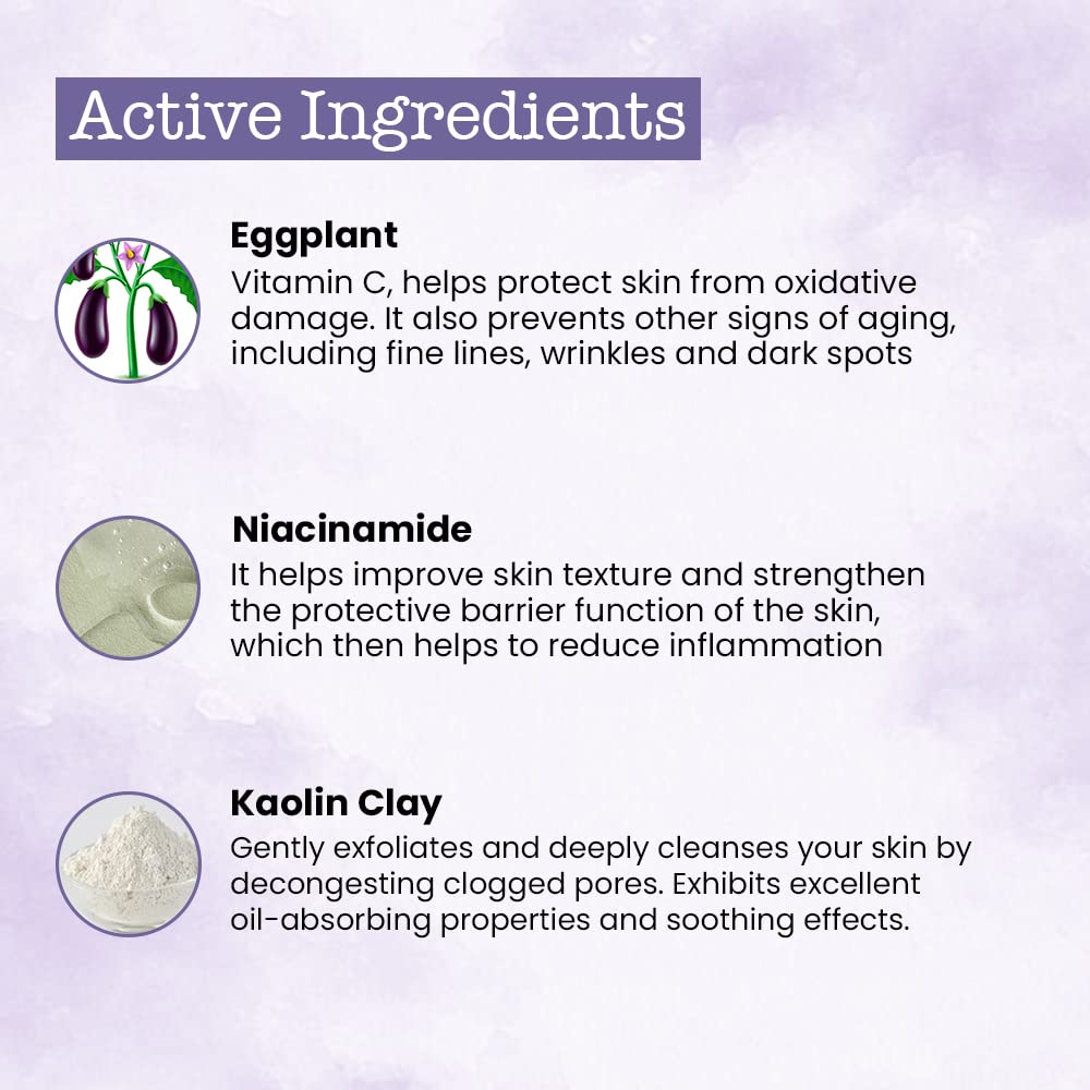 Egg Plant Cleansing Face Mask Stick