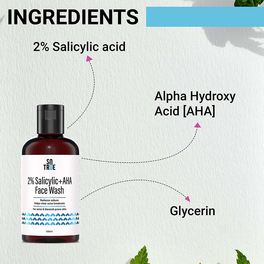 Acne Expert Kit | Acne Pimple Patch (2% Salicylic Acid & AHA Facewash, Salicylic Acid Mask Stick)