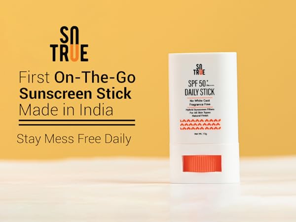 Sotrue Sunscreen Stick for Easy On-the-Go Reapplication