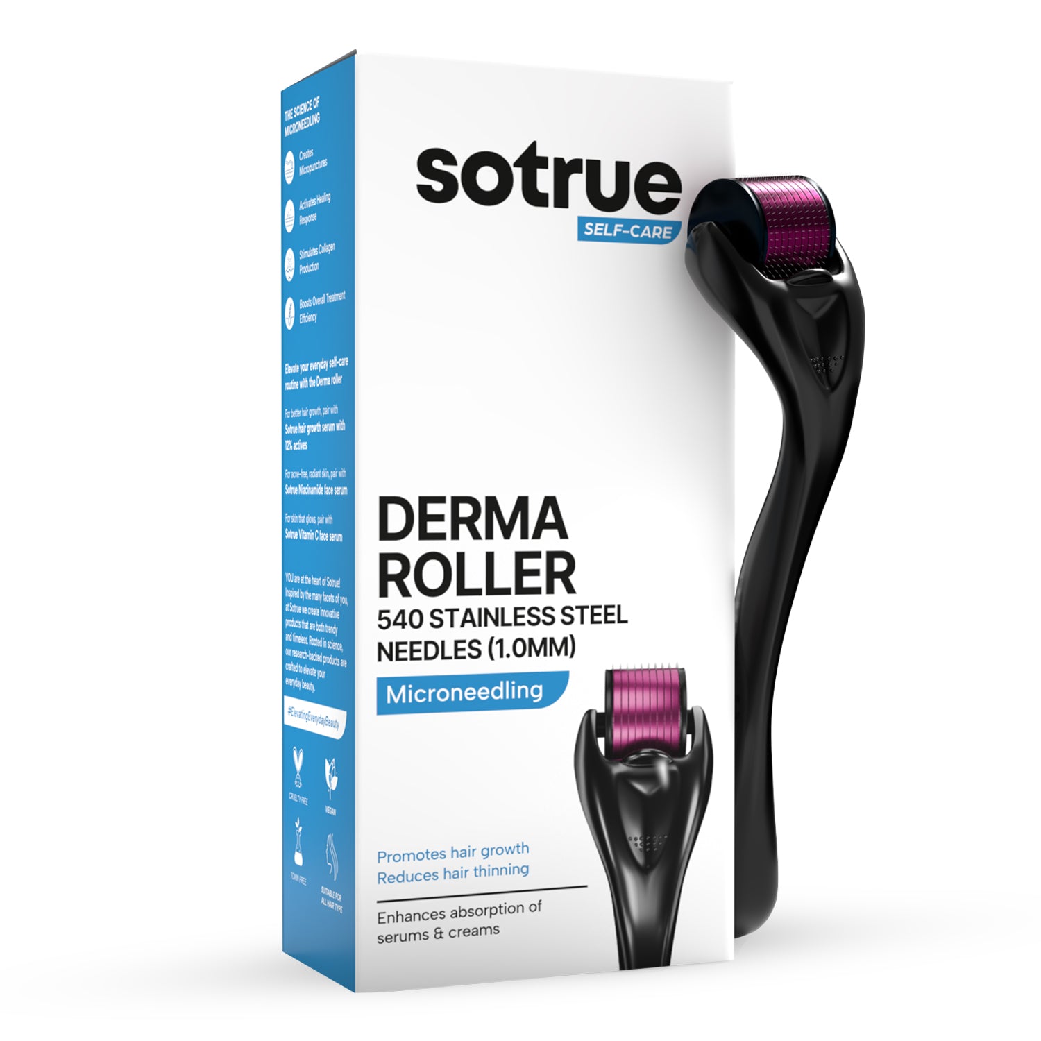 Derma Roller 1.0mm | For Hair and Skin