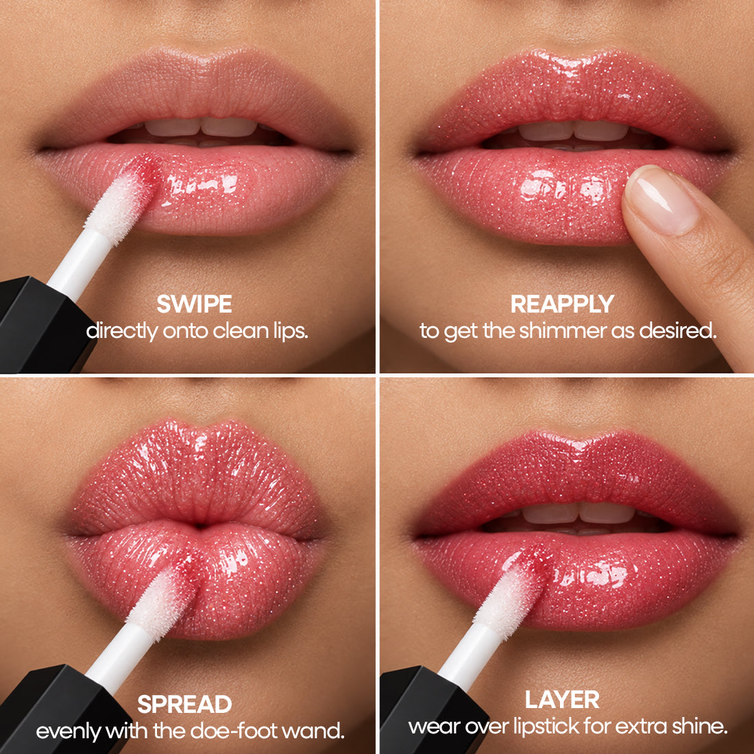Sotrue Shimmy Lip Gloss | Ultra-Shine Gloss with Sheer Tint | Hydrating, Lightweight & Non-Sticky