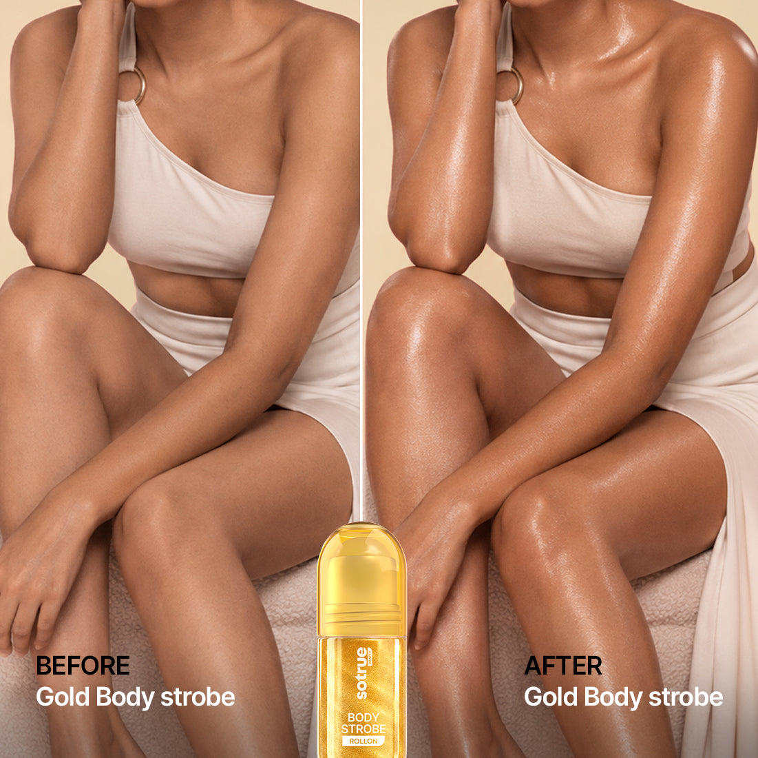 Sotrue Body Strobe Roll-On | Gold