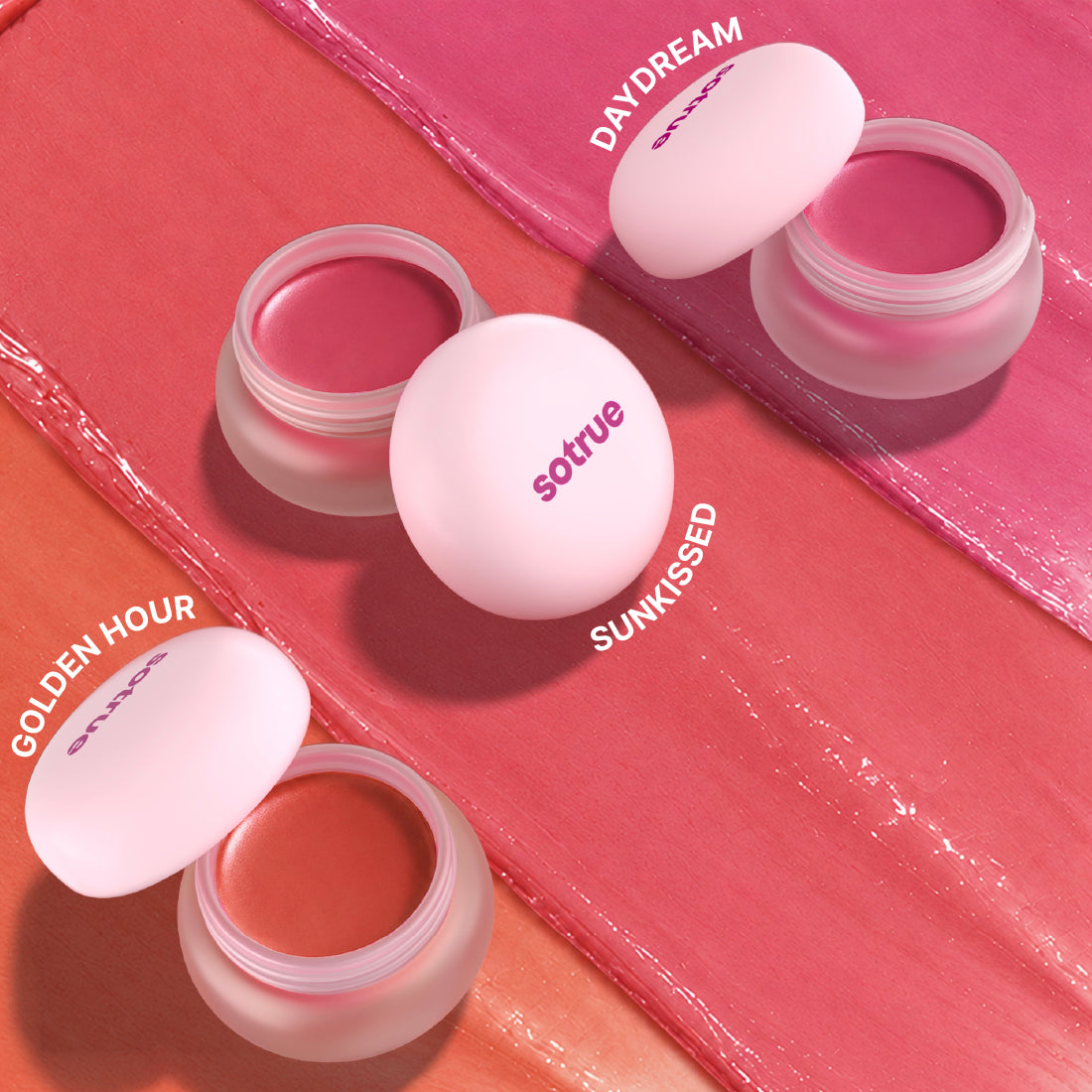 Sotrue Glush Glow Balm | Cheeks, Lips & Eyelids | Golden Hour