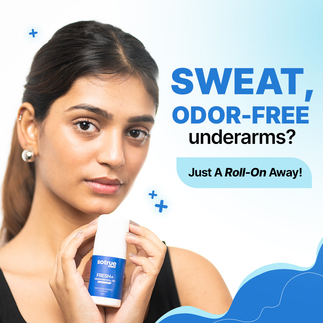 Fresh+ Underarm Roll-On | Control Odor & Brighten Skin | Sotrue
