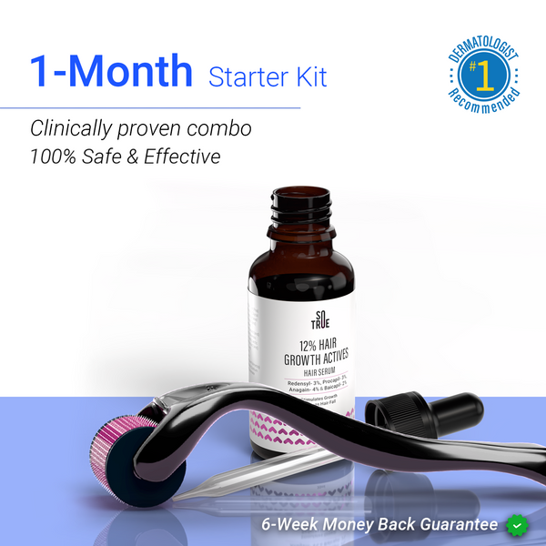 Hair Revival Combo | Derma Roller 1mm & Hair Growth Serum