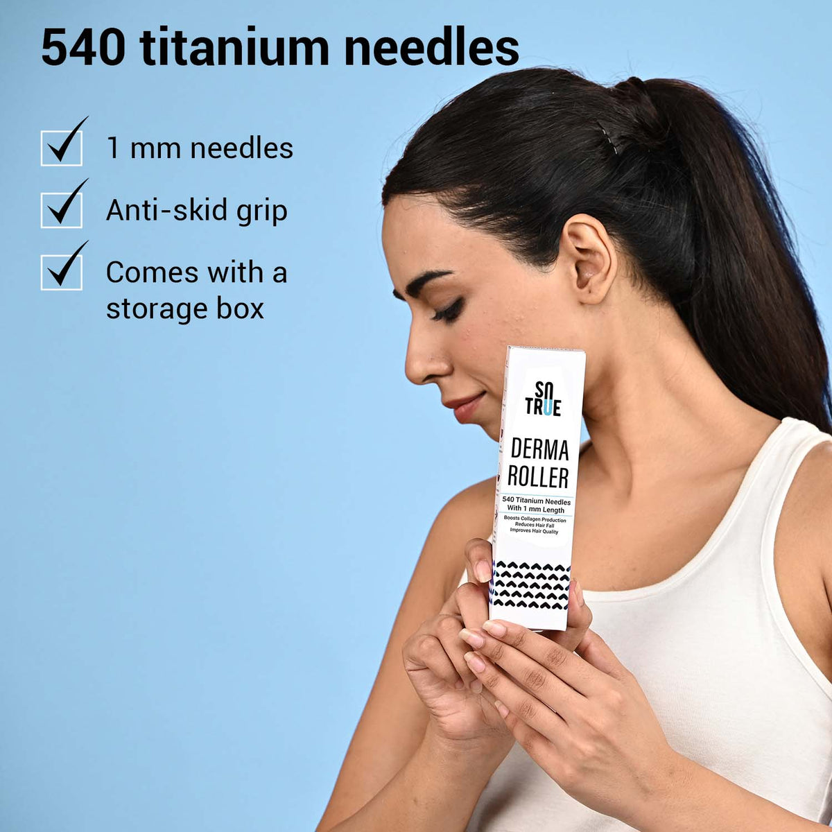 Derma Roller | 540 1 mm Titanium Micro Needles