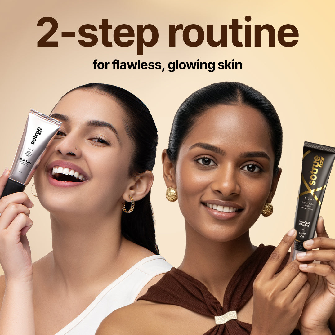 Go-to Glow Combo | Strobe Cream Gold & Skin Tint