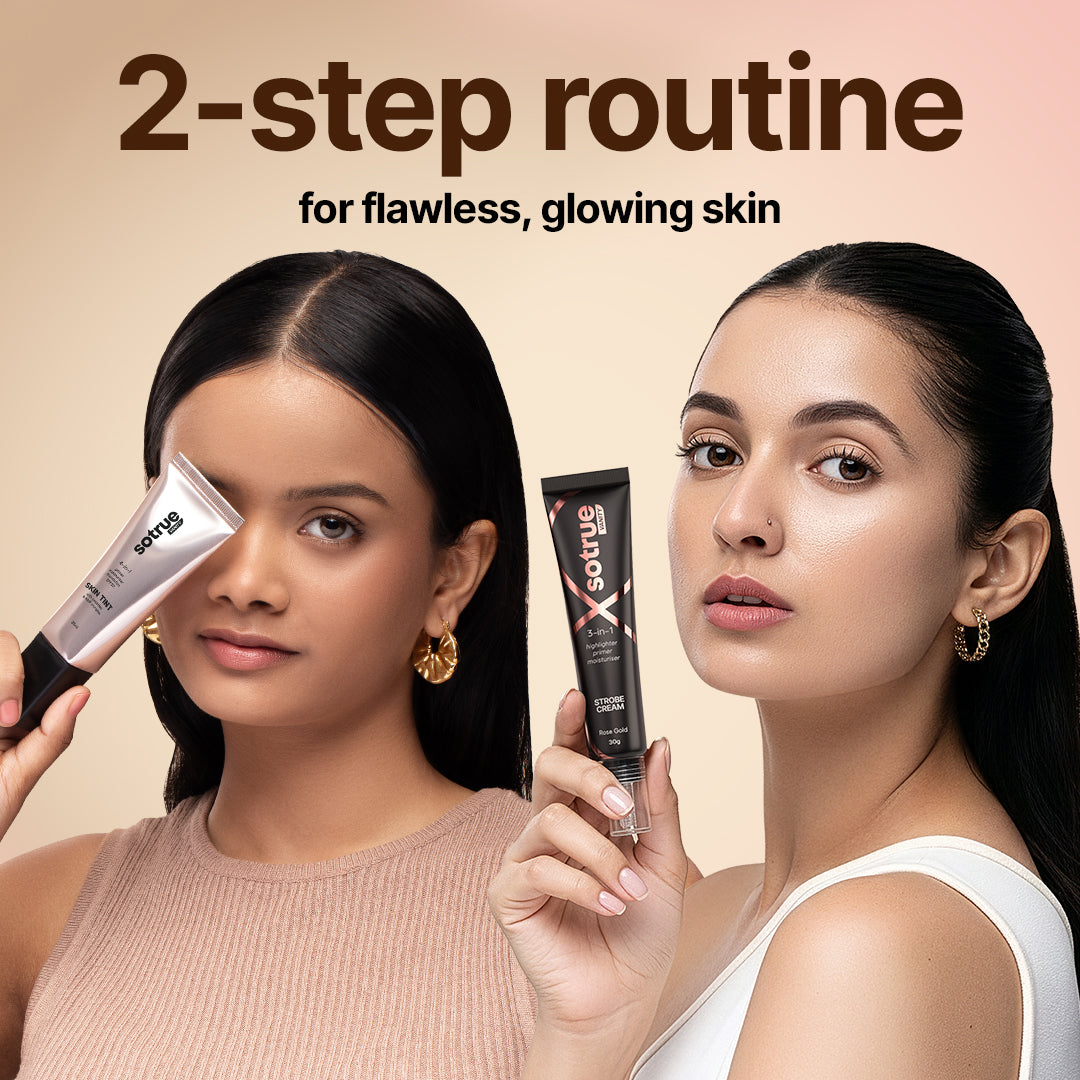 Go-to Glow Combo | Strobe Cream Rose Gold & Skin Tint