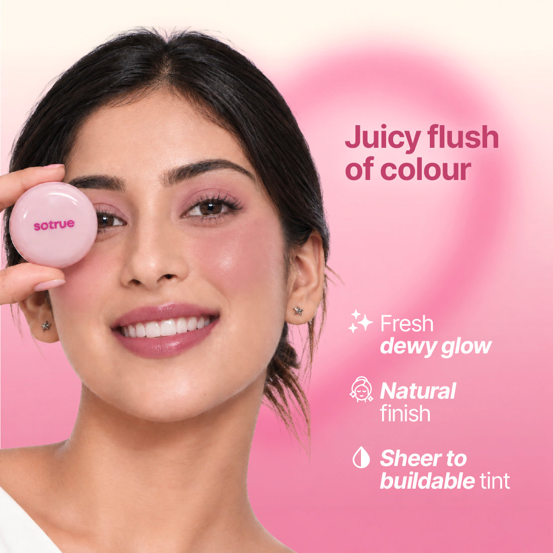 Sotrue Glush Glow Balm | Cheeks, Lips & Eyelids | Daydream