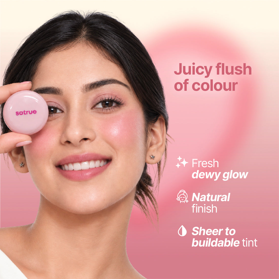 Sotrue Glush Glow Balm | Cheeks, Lips & Eyelids | Sunkissed