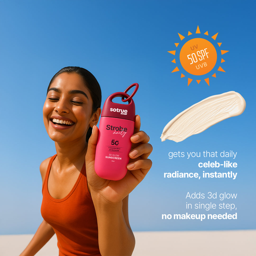 Daily Strobe Cream with SPF 50+ | Rose Gold
