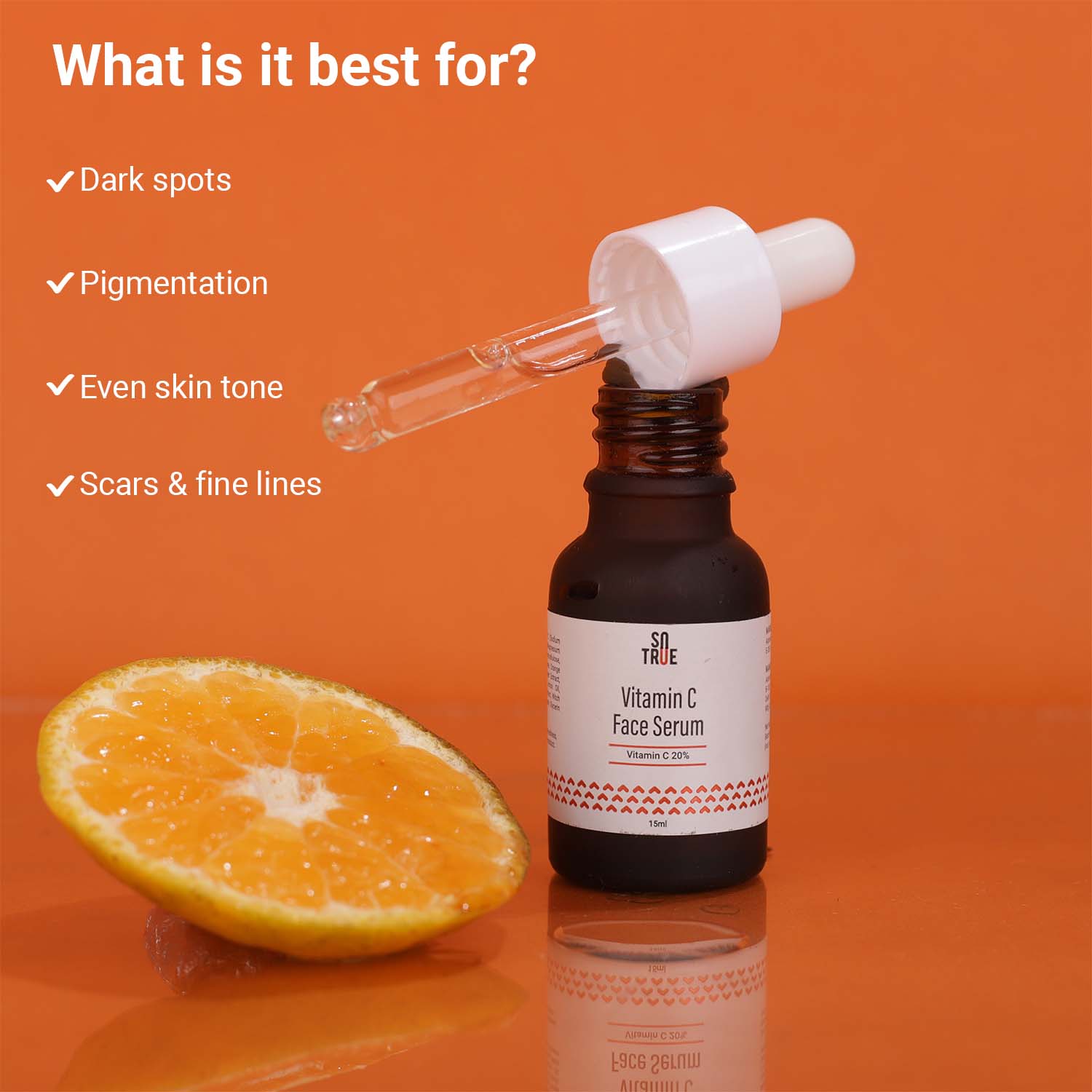 20% Vitamin C Face Serum with Hyaluronic Acid 15 ml