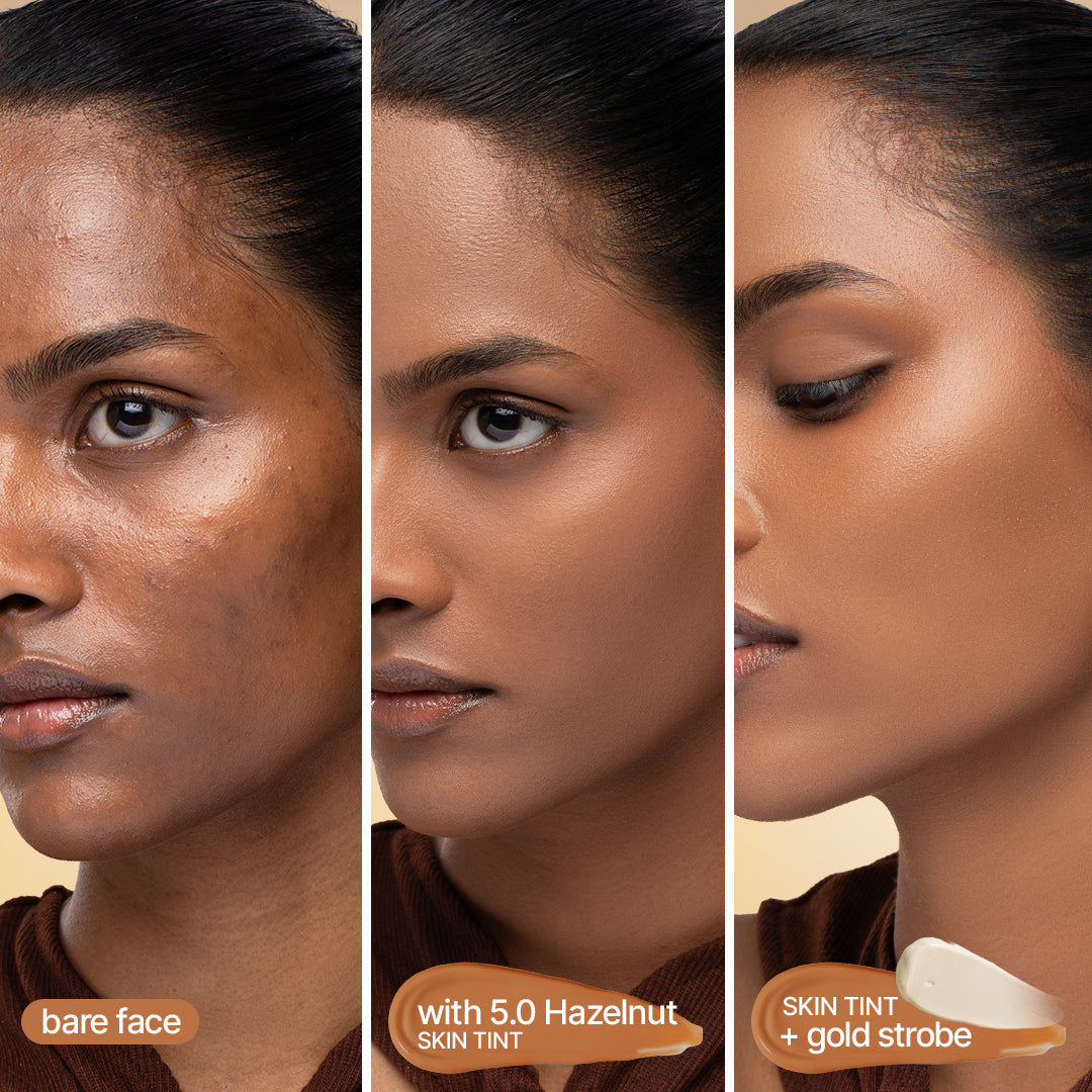 Go-to Glow Combo | Strobe Cream Gold & Skin Tint