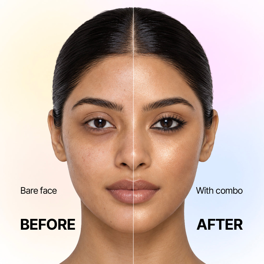 Sotrue Glow-up Combo | Blurify Filter Primer + 4-in-1 Skin Tint + Strobe Cream + Dark Spell Kohl Kajal