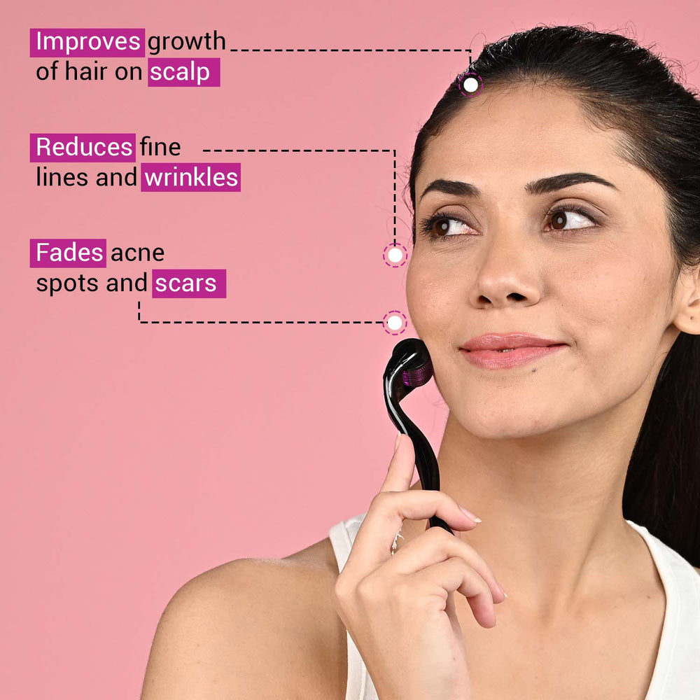 Derma Roller | 540 0.5mm Titanium Micro Needles | Sotrue