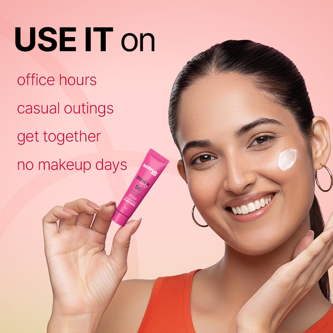 Daily Strobe Cream (Mini) with SPF 50+ (Mini) | Rose Gold